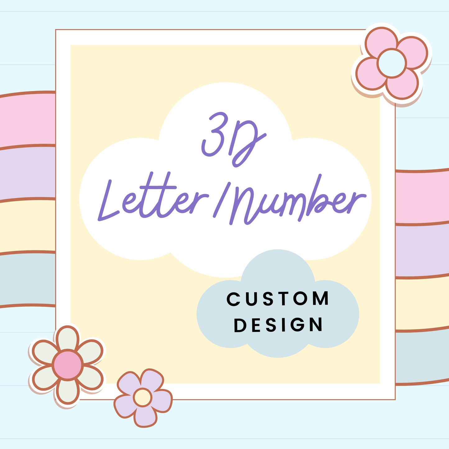 3D Letter/Number (Custom Design)