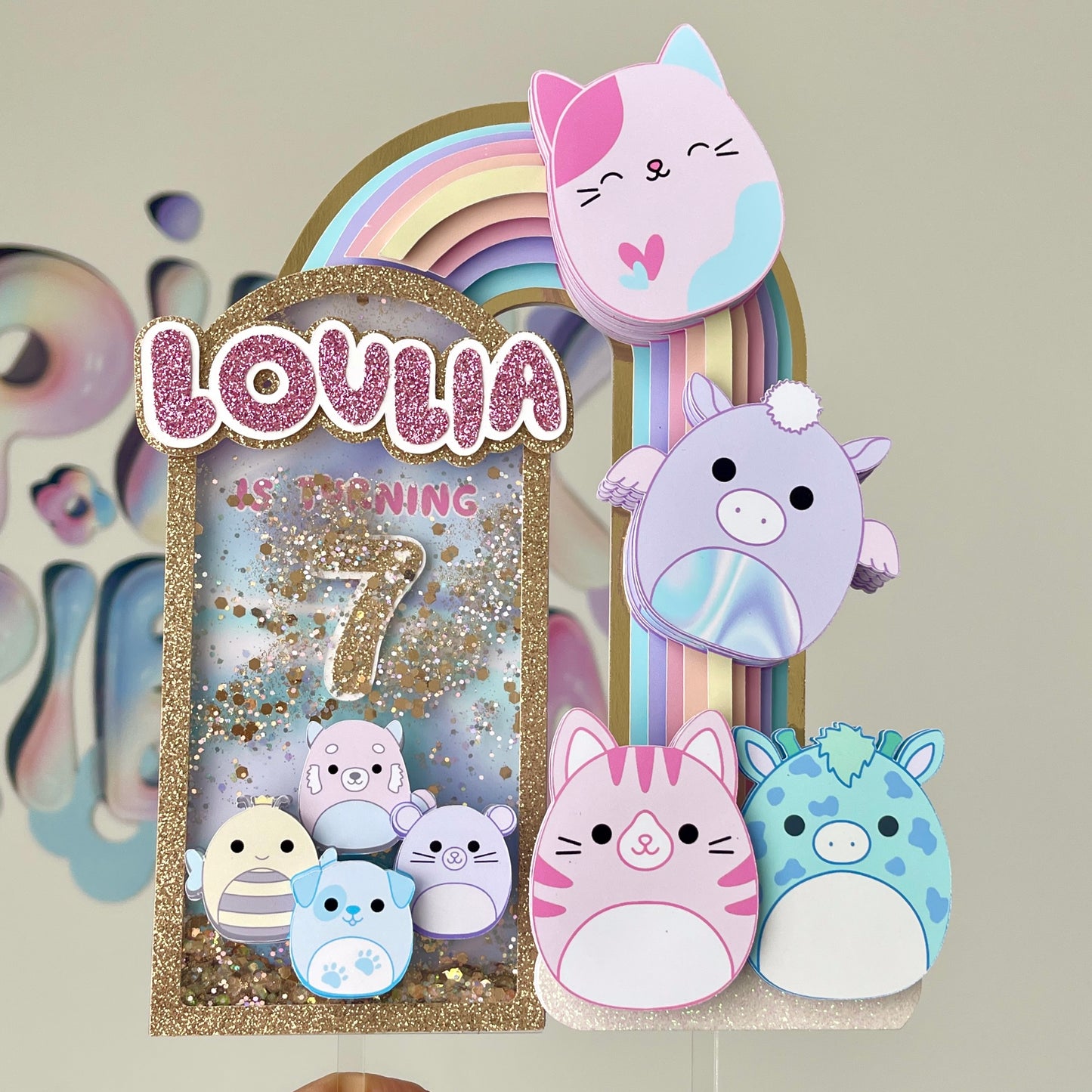 Squishmallow Cake Topper
