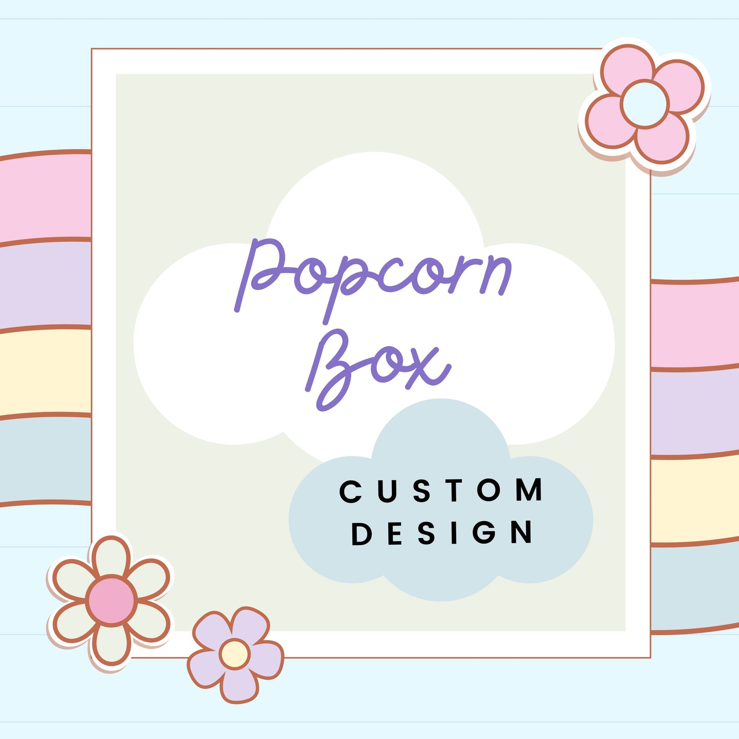 Popcorn Box (Custom Design)