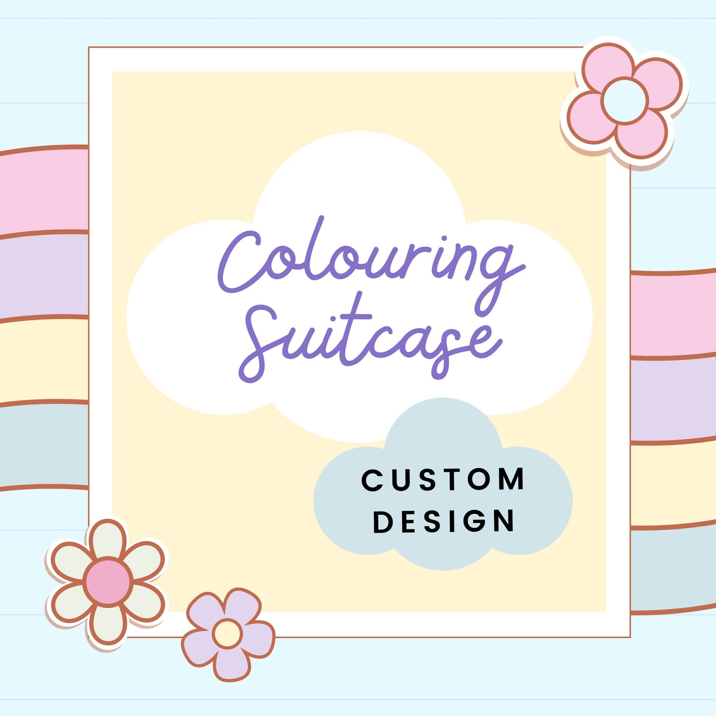 colouring suitcase (Custom Design)