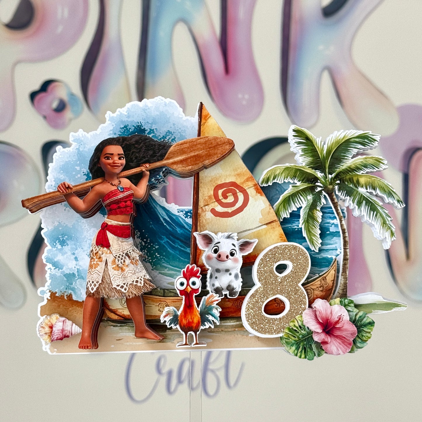 Moana Cake Topper