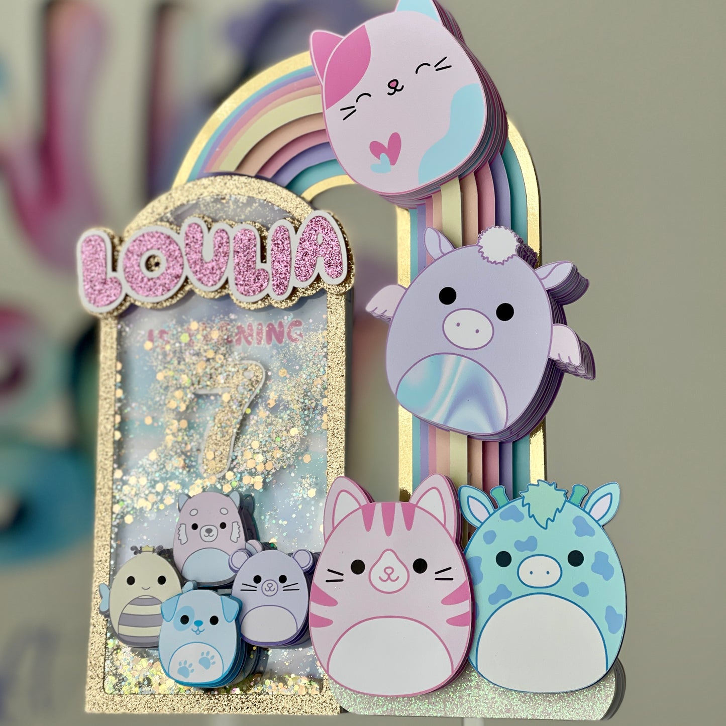 Squishmallow Cake Topper