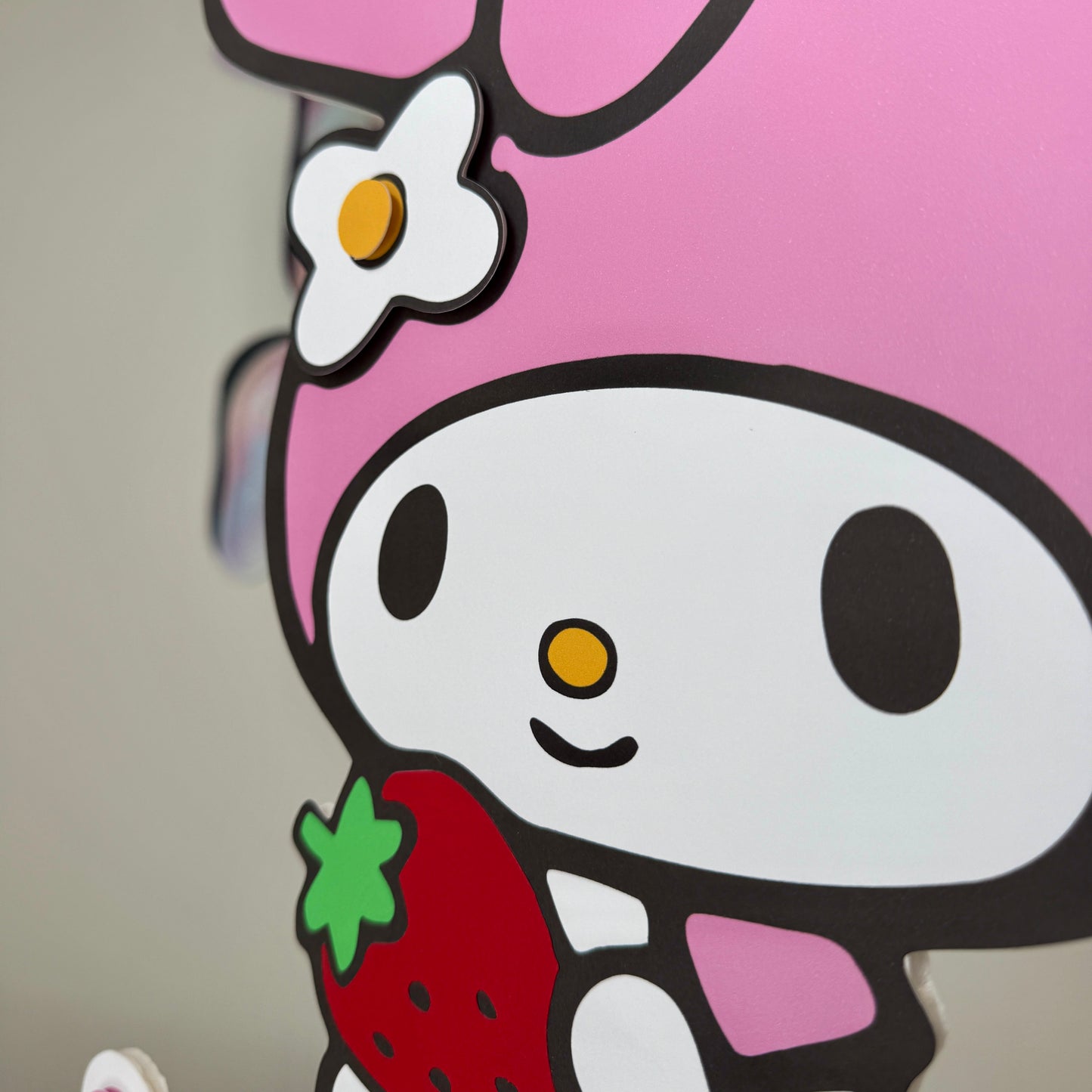 My Melody Name Sign Handmade Cutout