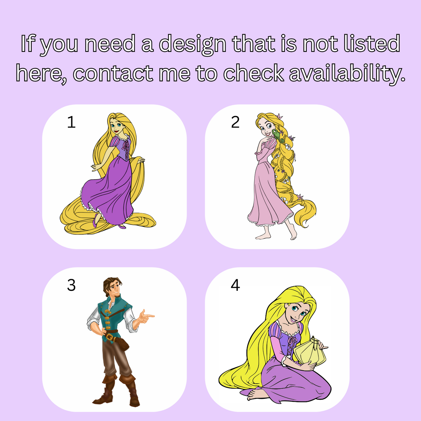 Rapunzel Handmade cutout