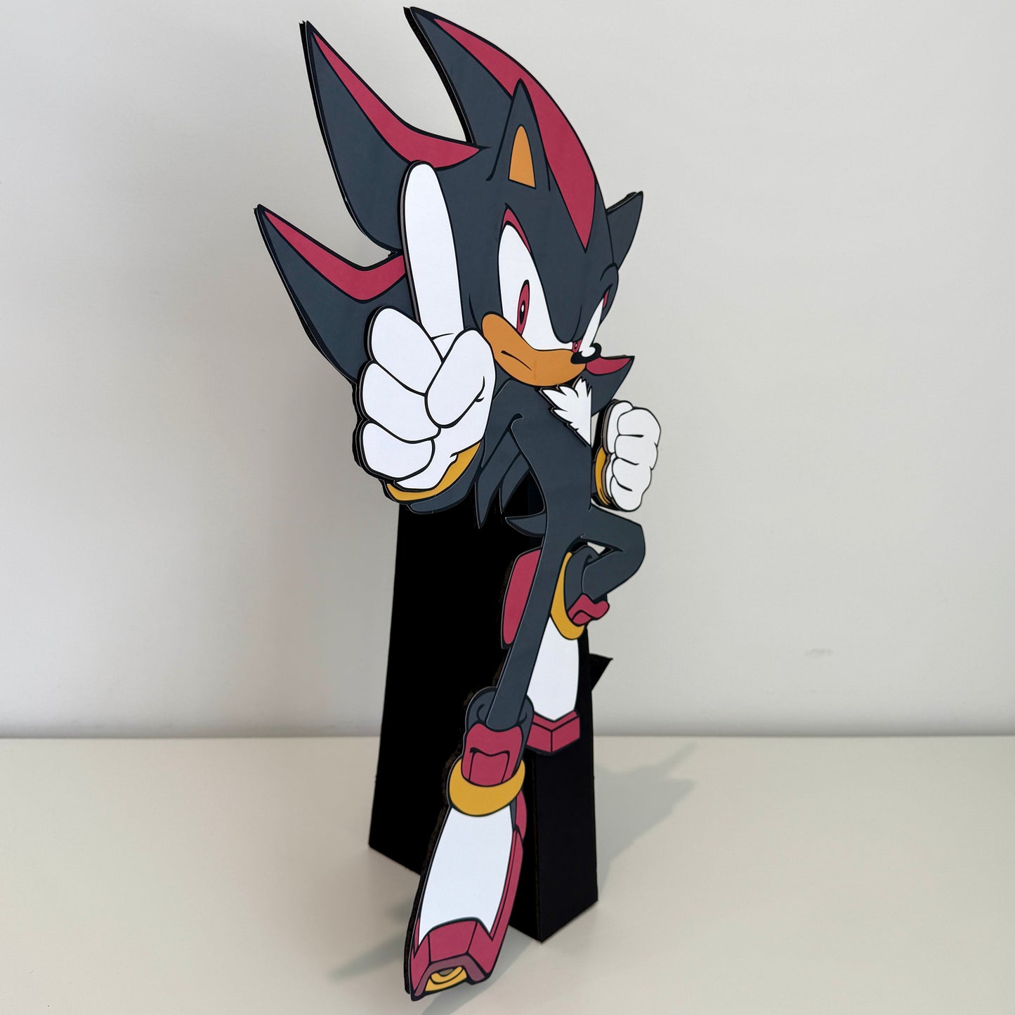 Shadow The Hedgehog Handmade cutout