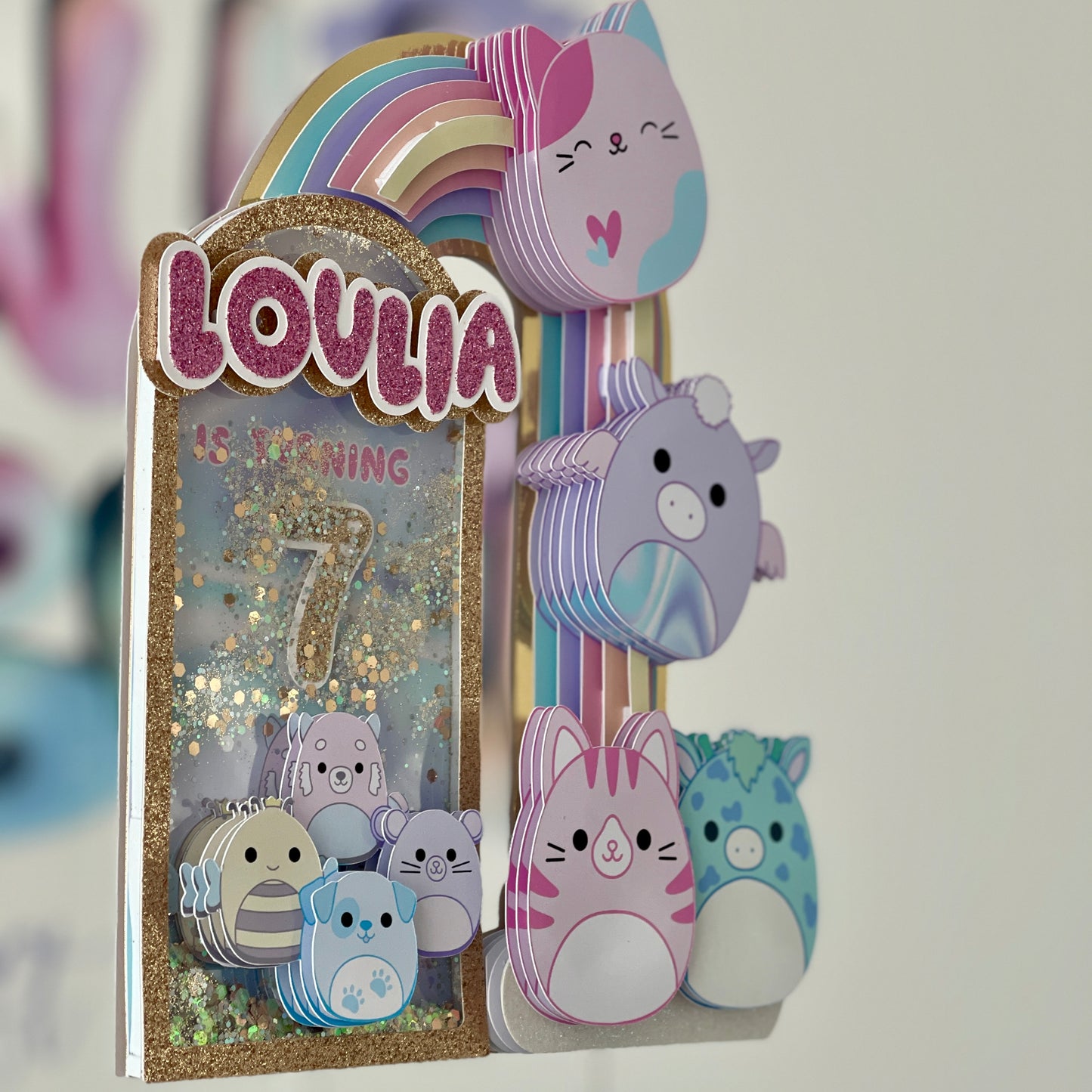 Squishmallow Cake Topper