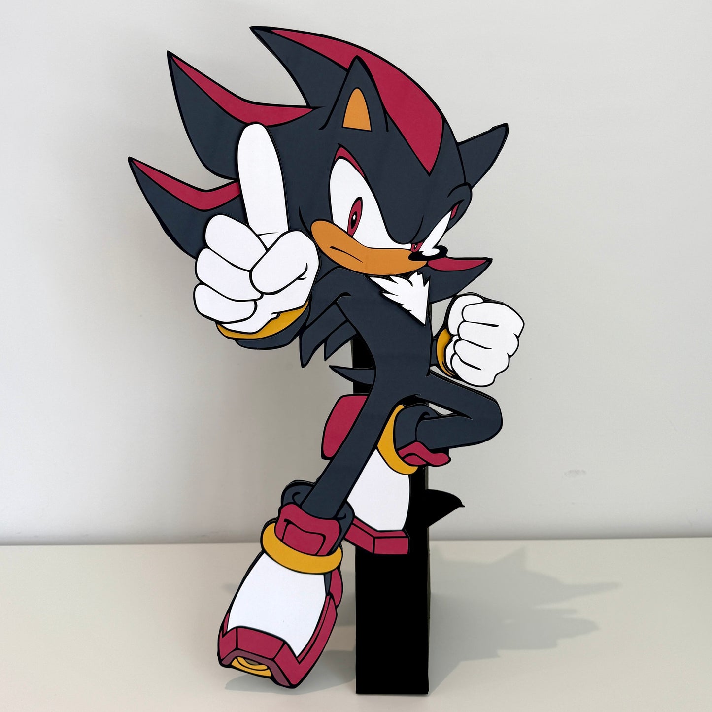 Shadow The Hedgehog Handmade cutout