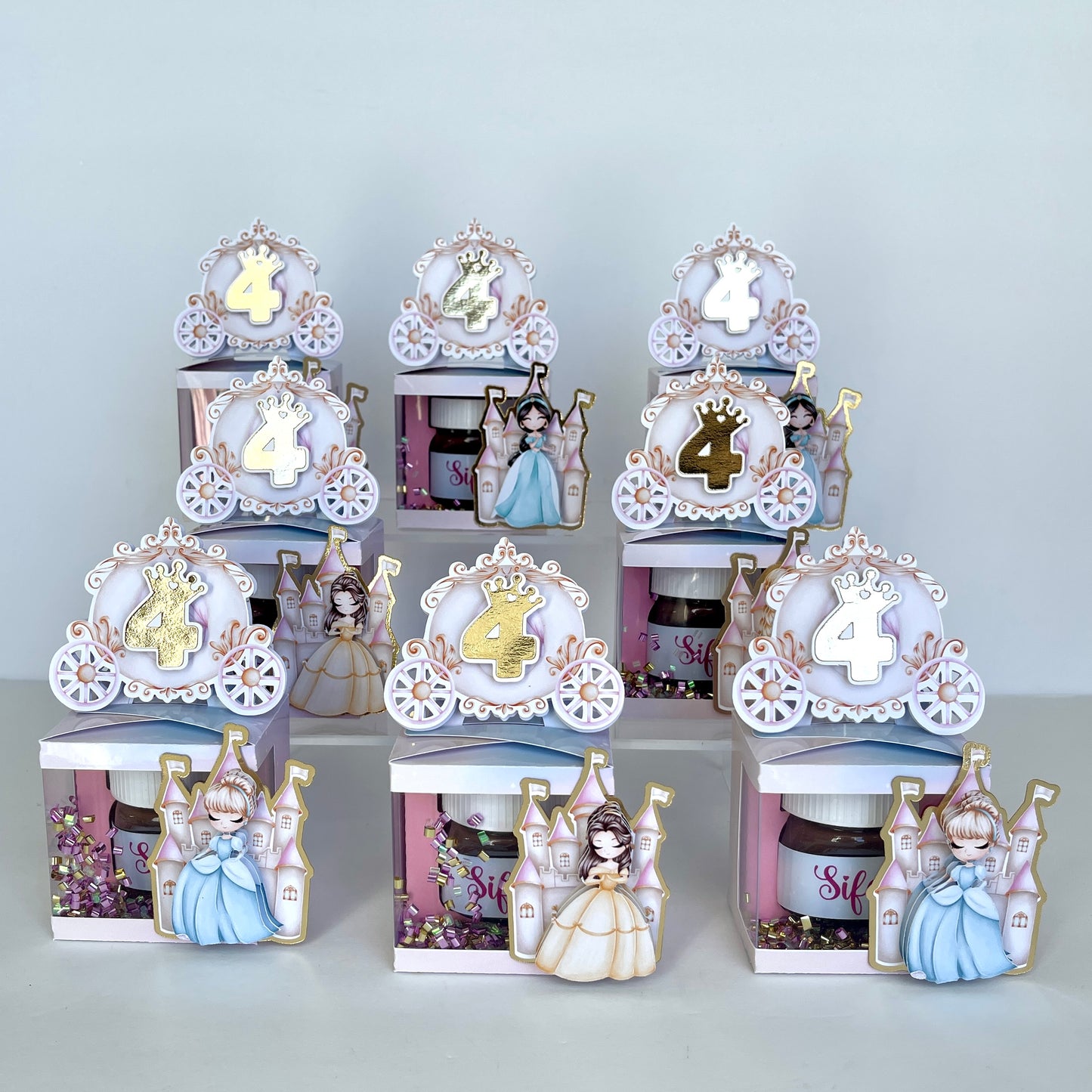 Princess Belle Nutella shaker box