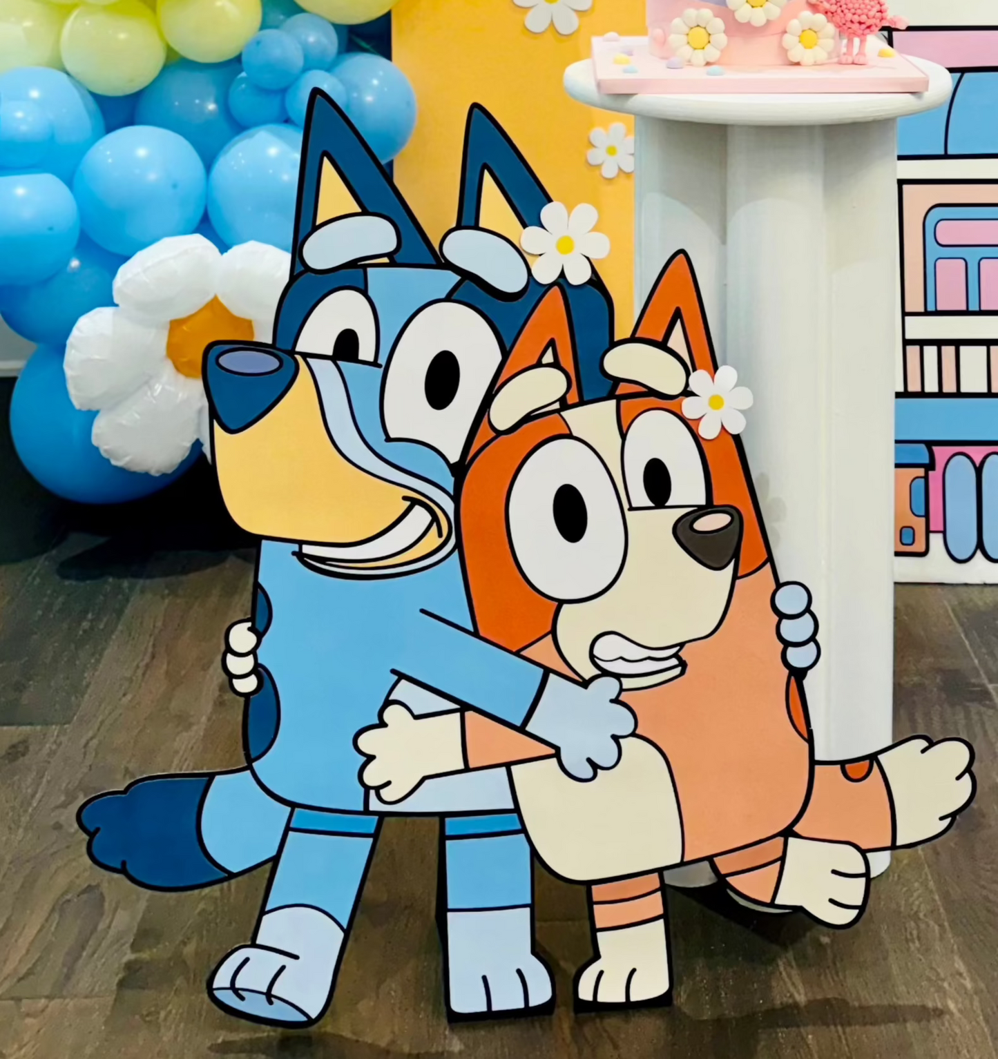 Bluey and Bingo Handmade cutout