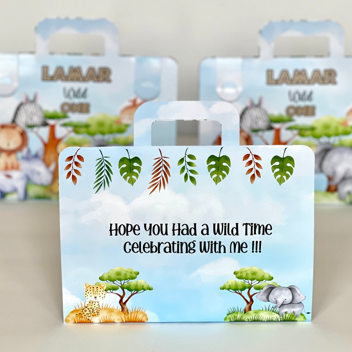 Safari Animals colouring suitcase