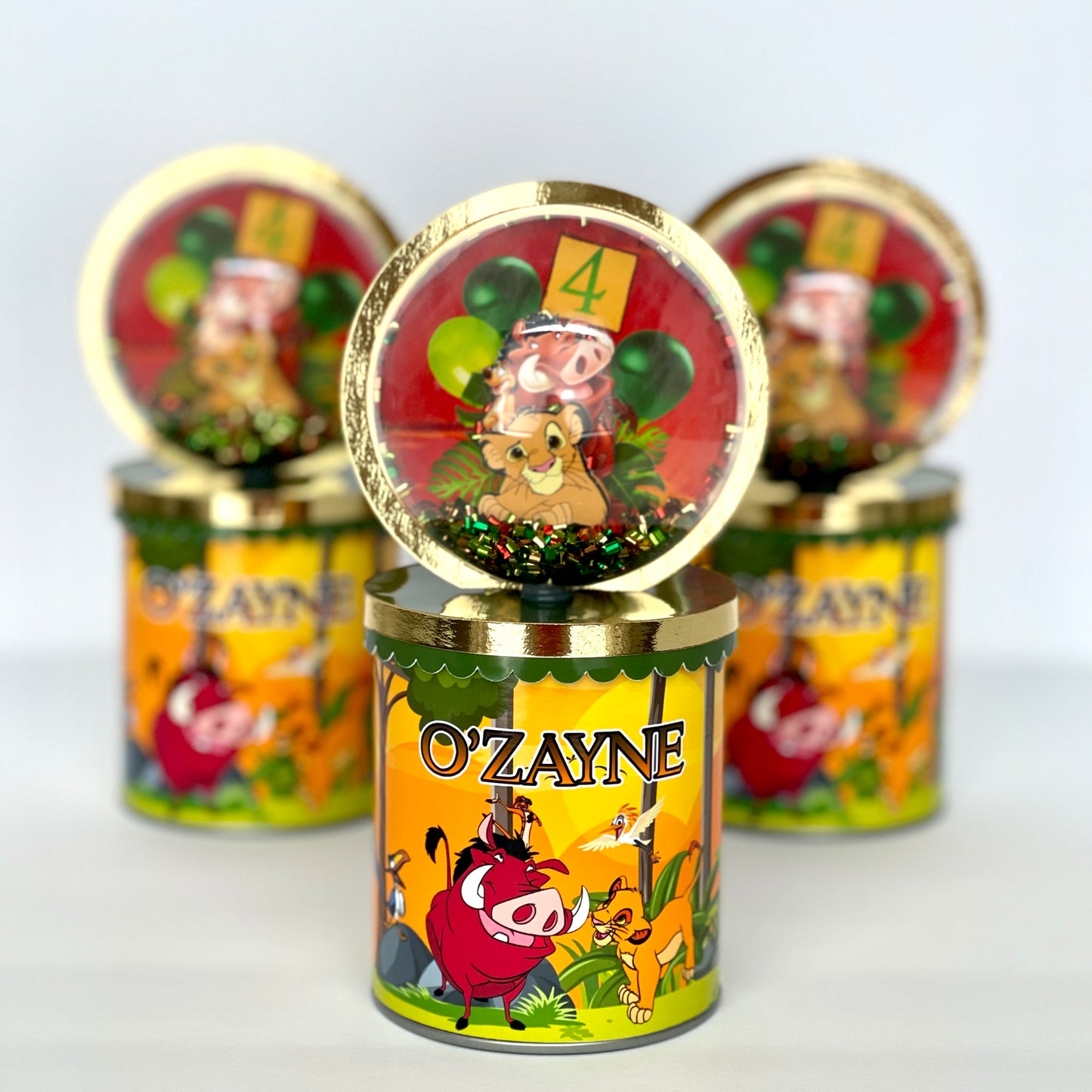 Lion King Standing Dome Pringles Shaker