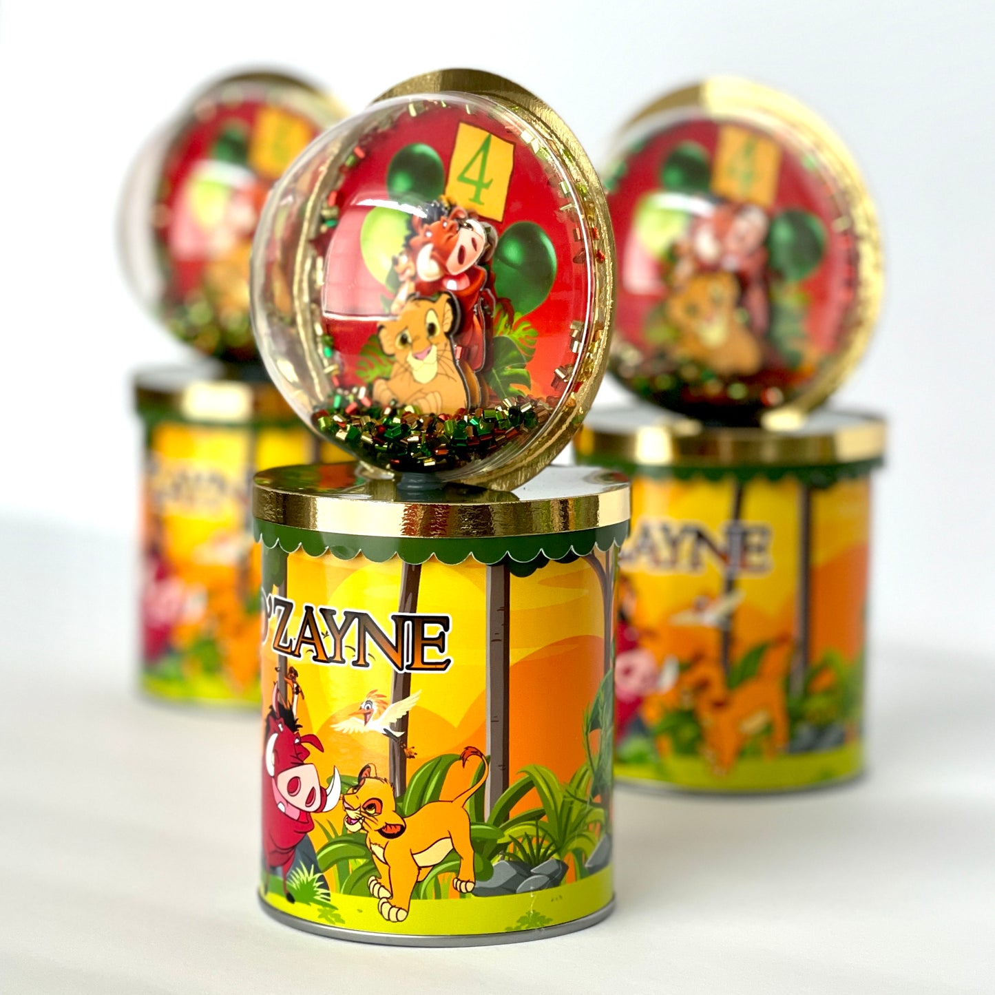 Lion King Standing Dome Pringles Shaker