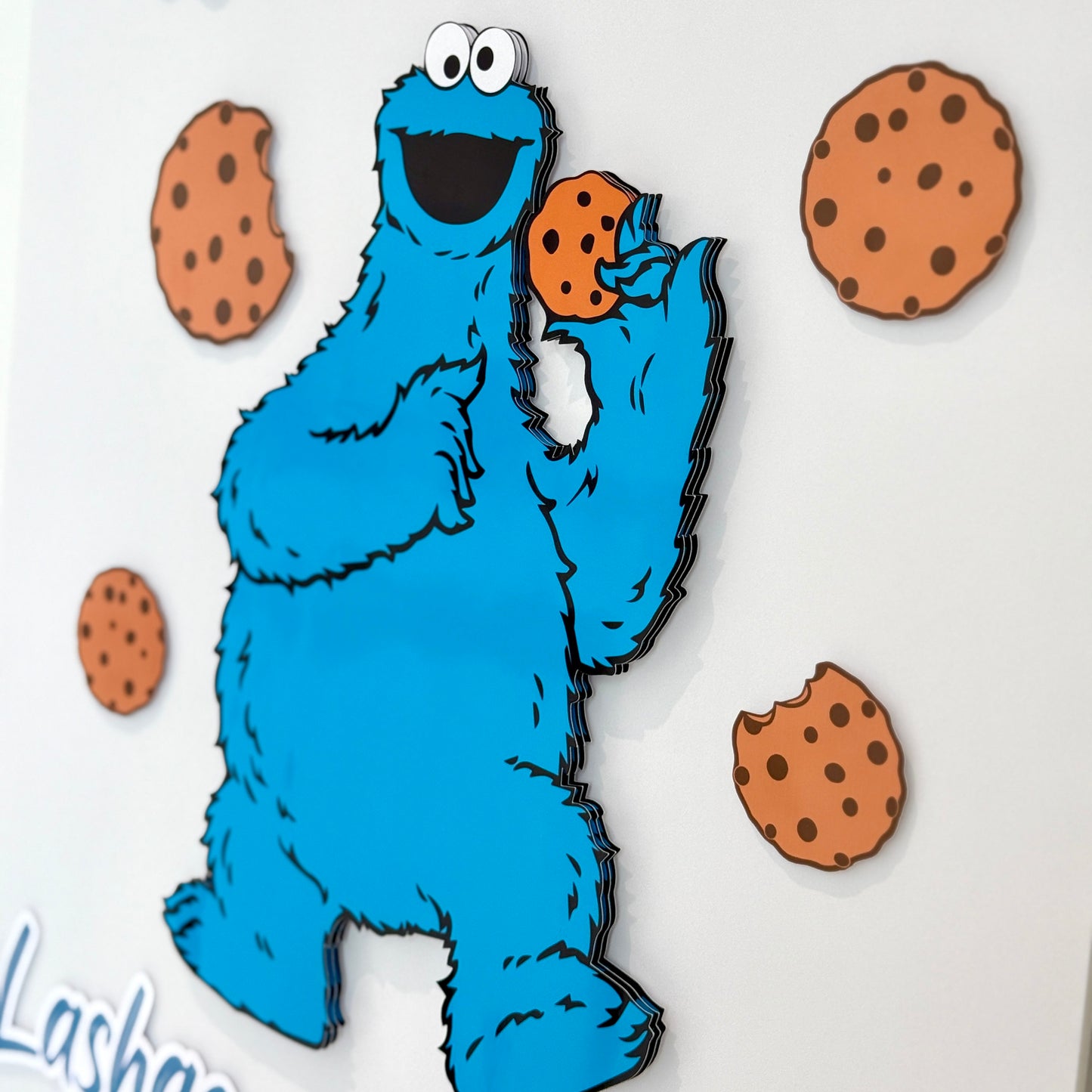 Cookie Monster 3D Welcome board