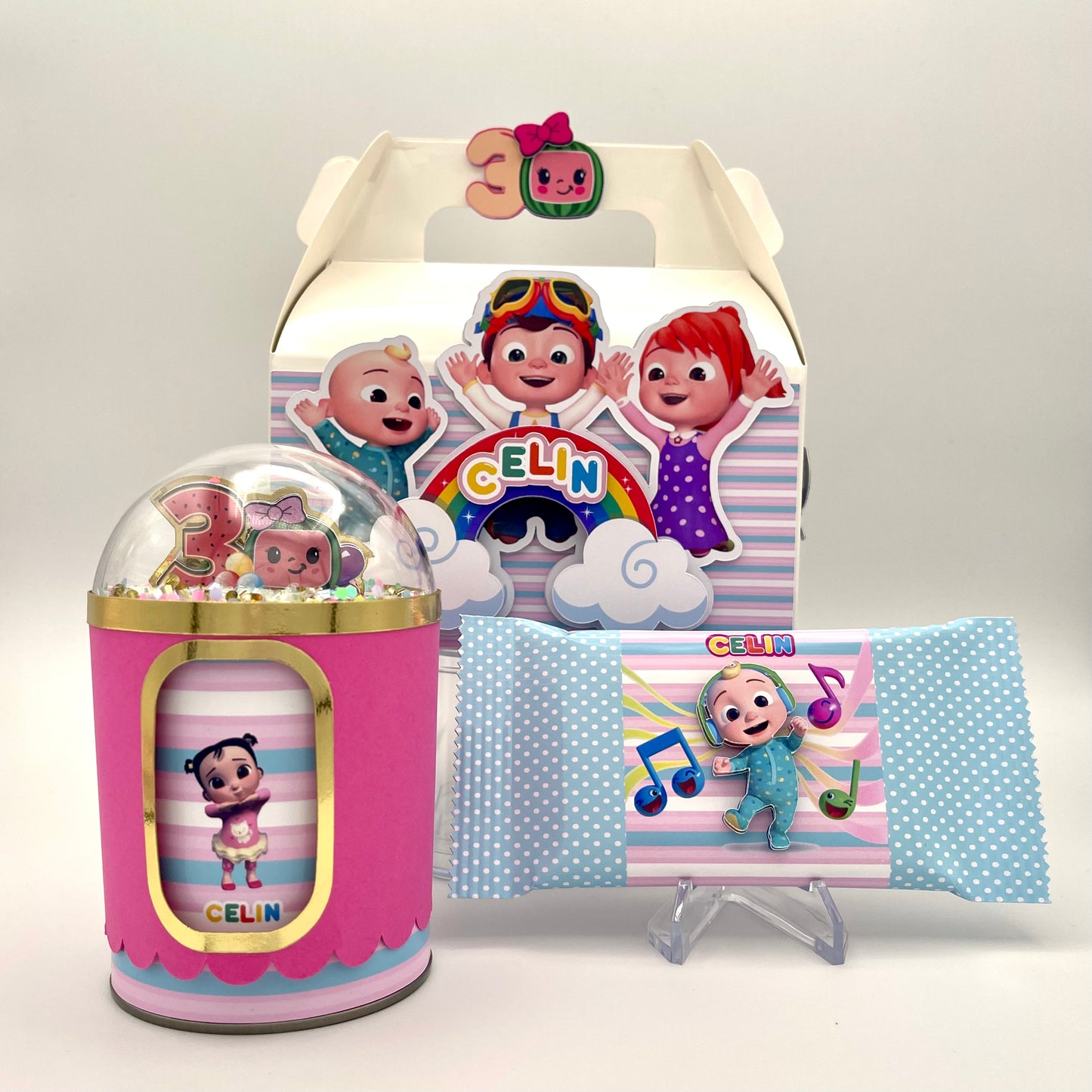 Cocomelon Rotating Pringles Shaker