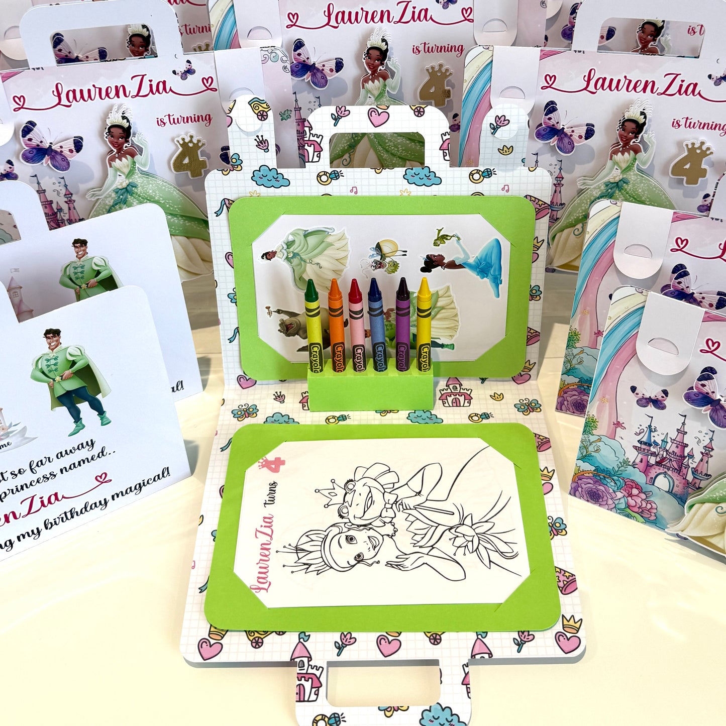 Tiana Colouring Suitcase With Stickers