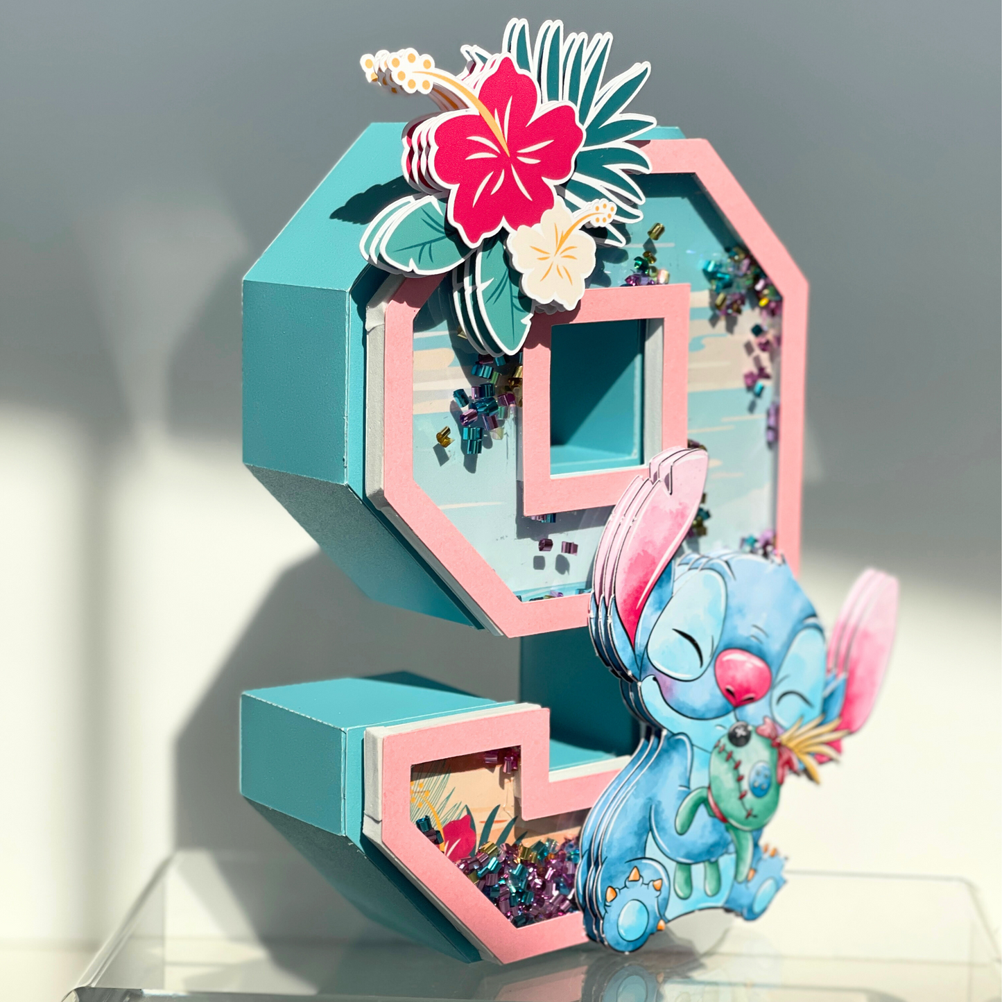 Stitch 3D number Shaker