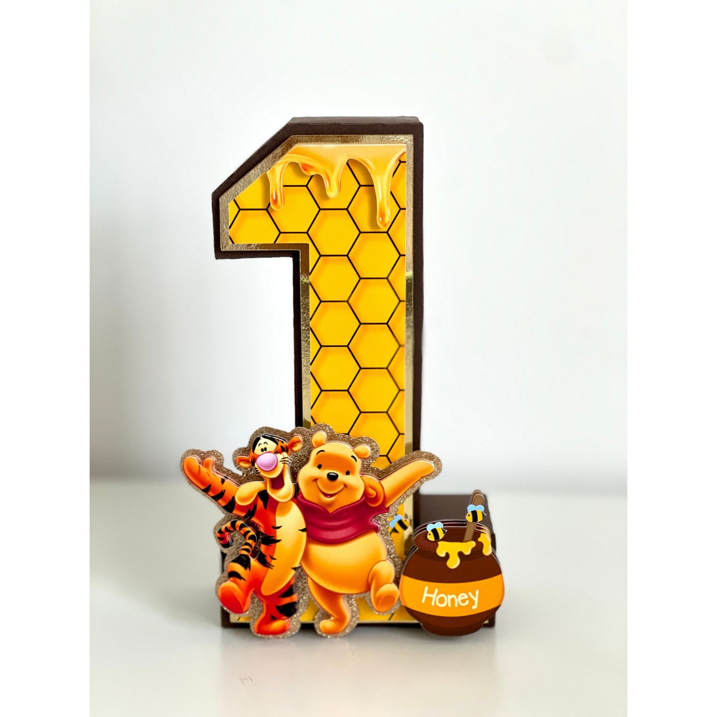 Winnie the Pooh 3D number 1