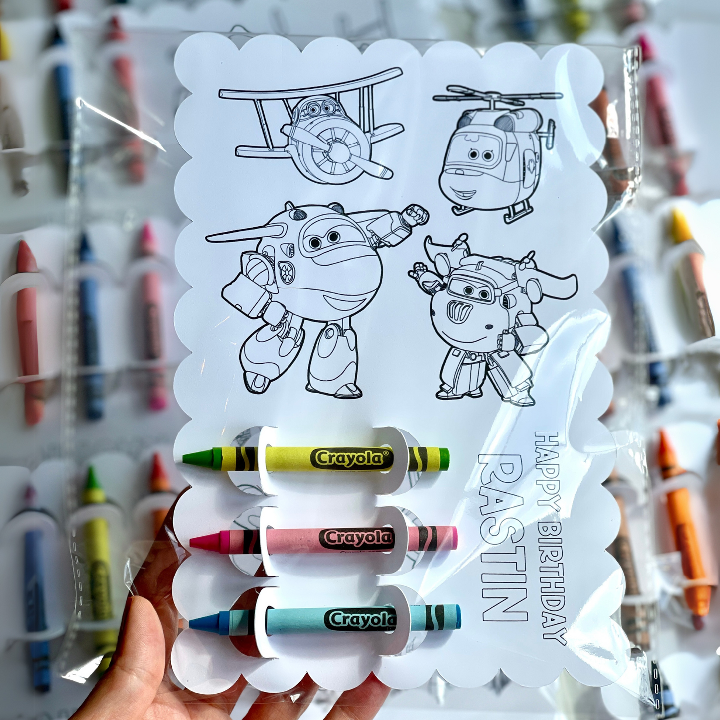 Super Wings Colouring Page