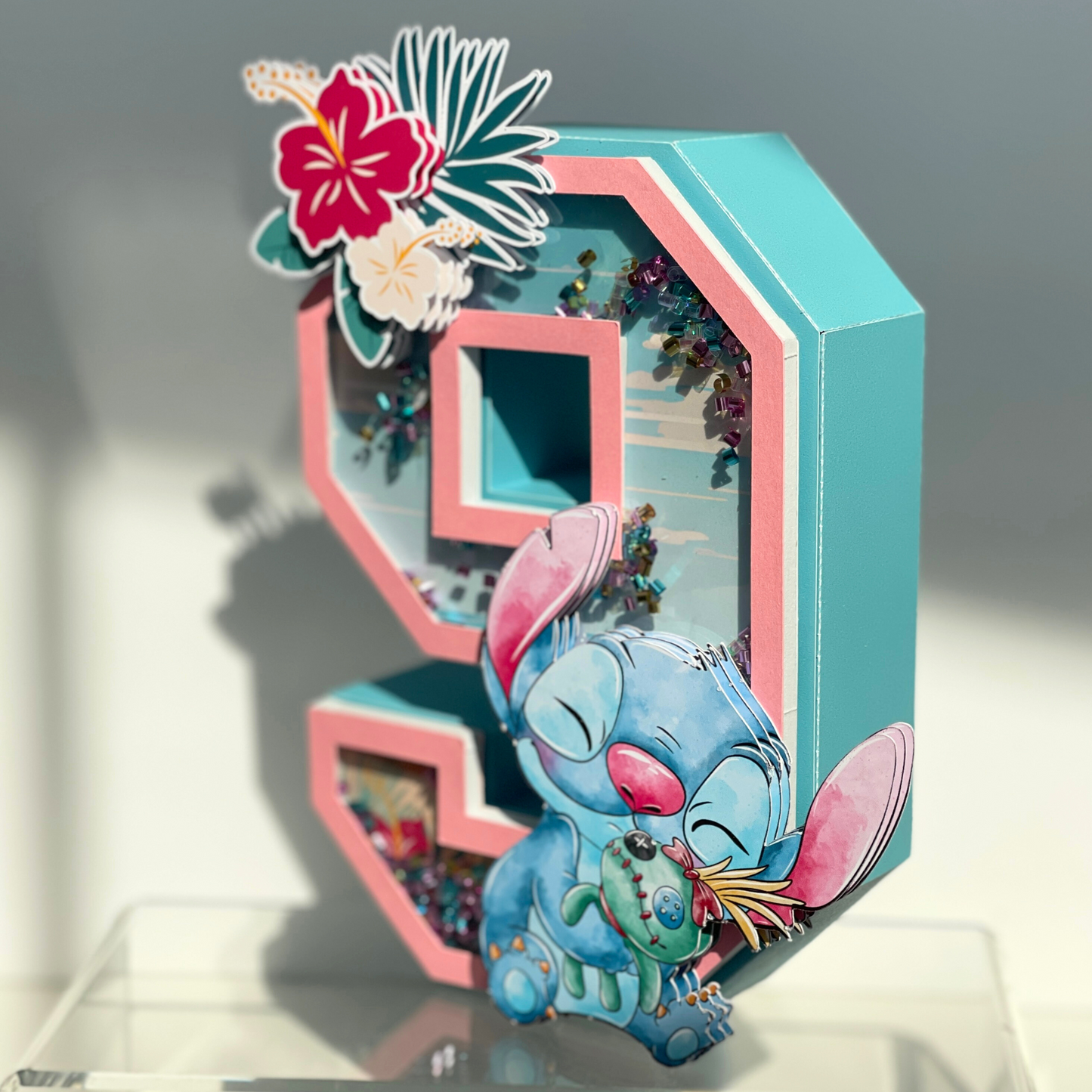 Stitch 3D number Shaker
