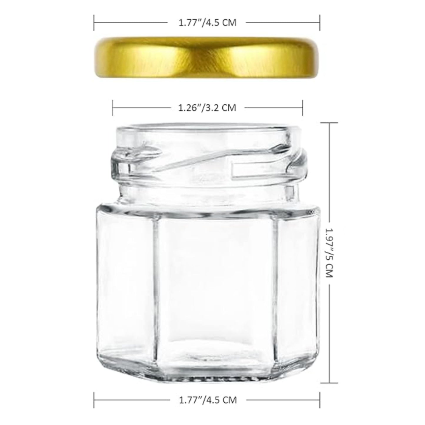 Strawberry honey jar with dipper
