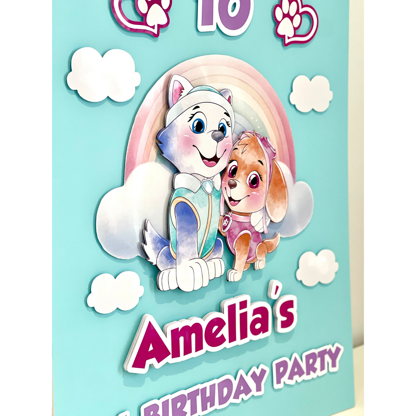 PAW Patrol 3D Welcome board