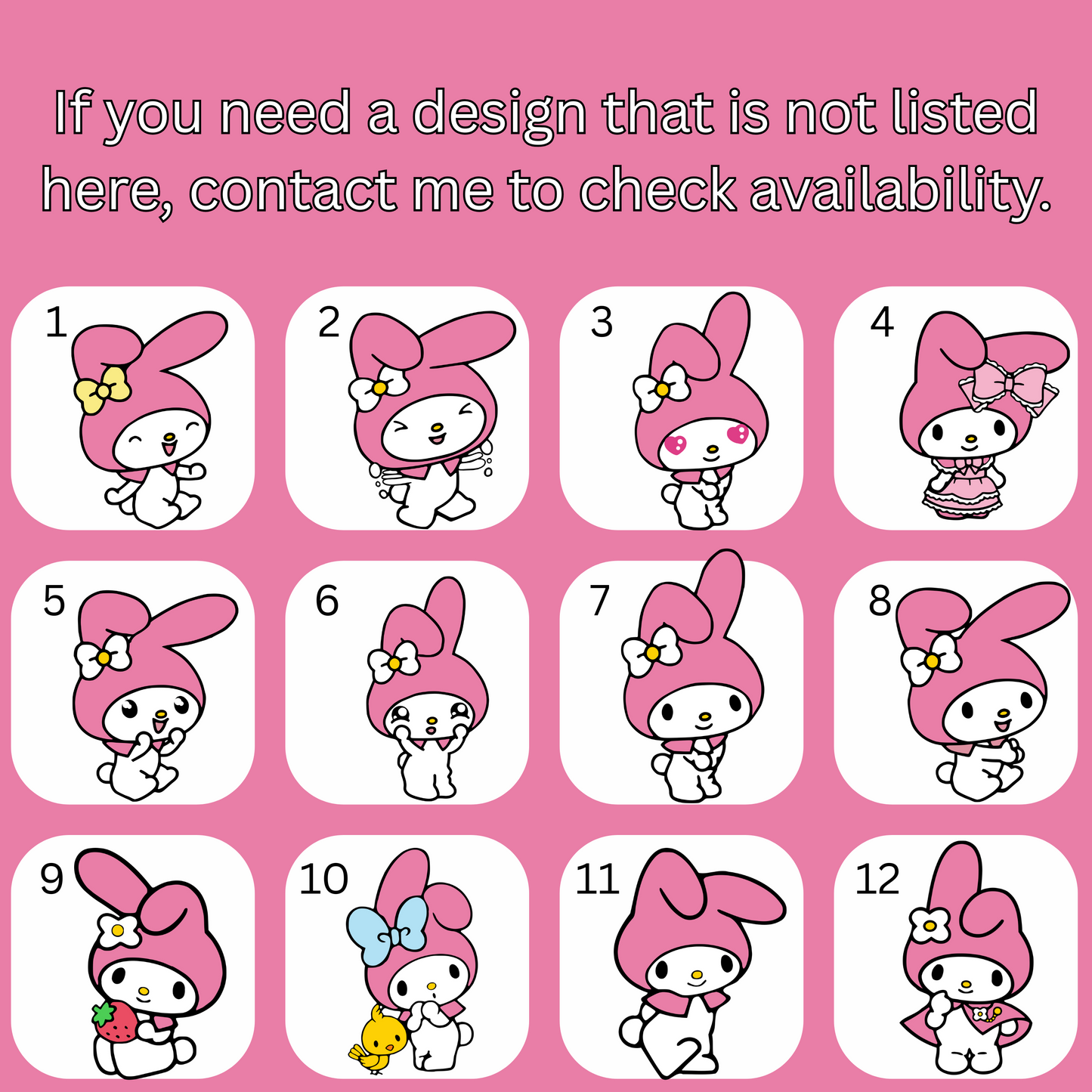 My Melody Handmade cutout