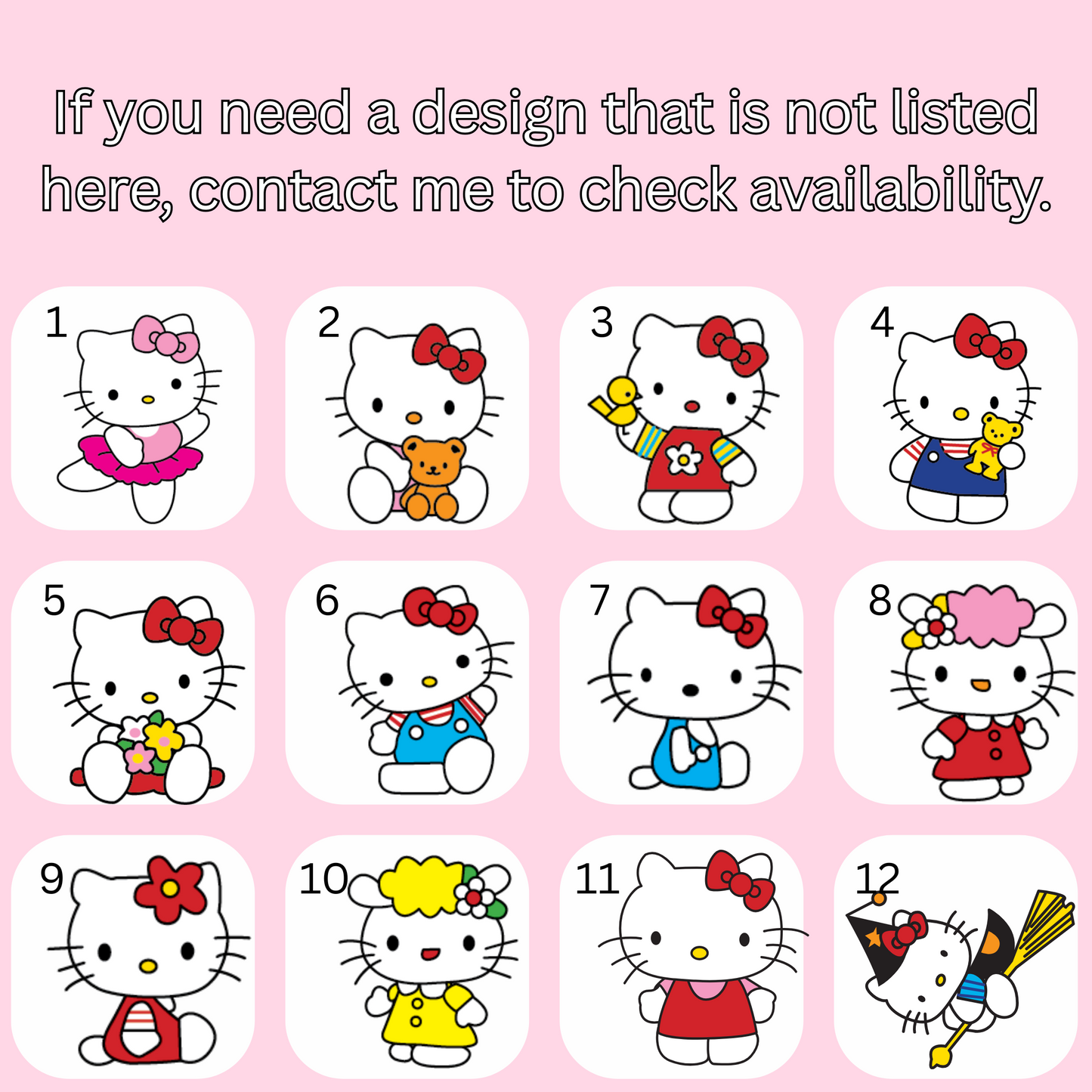 Hello Kitty Handmade cutout
