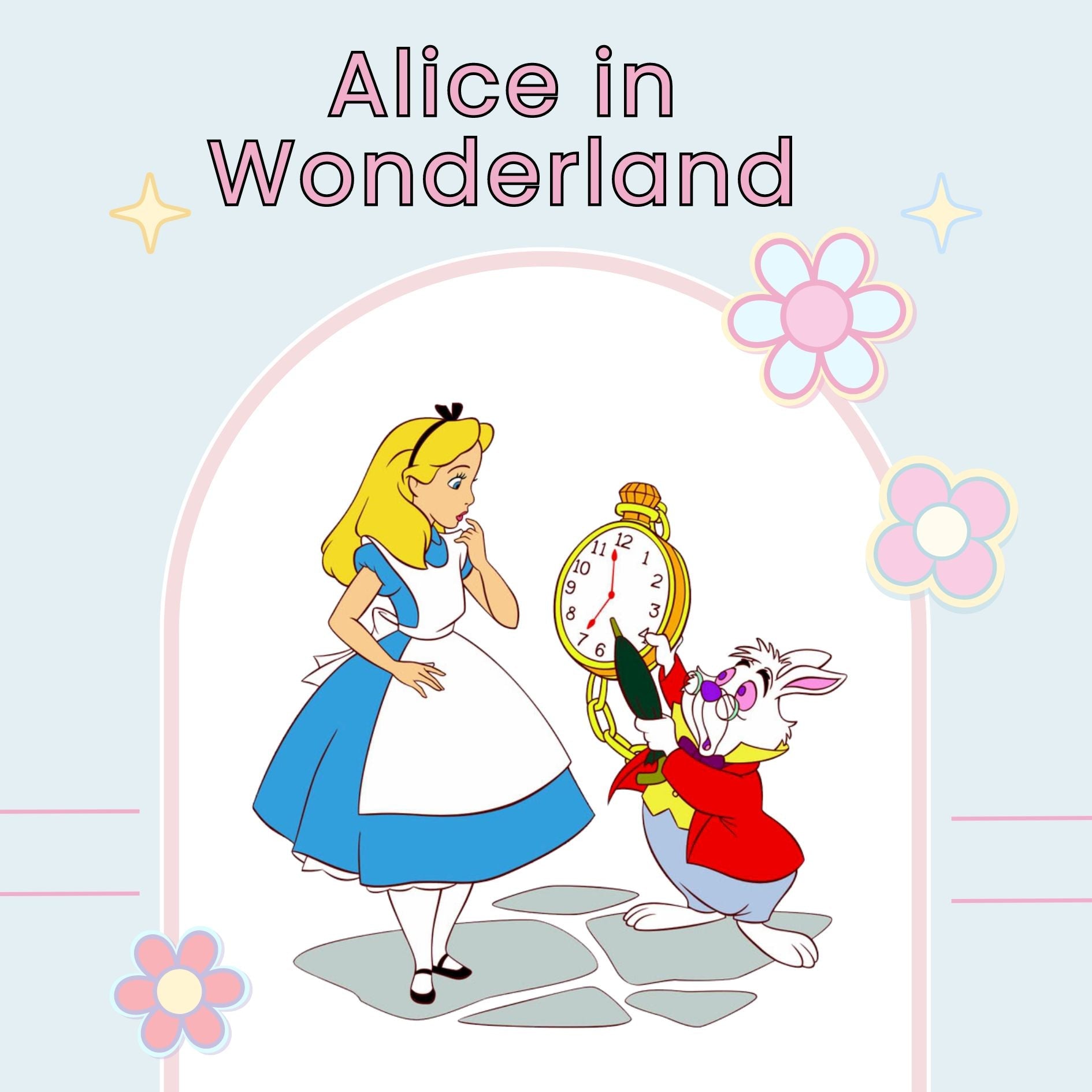 Alice in wonderland – Pink Ribbon Craft