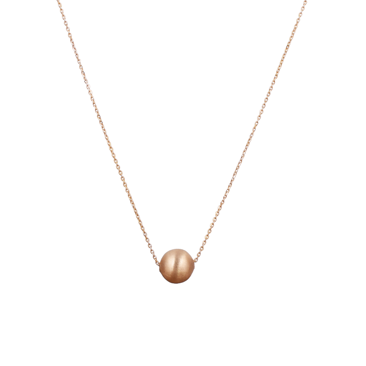 Sphere Necklace (18K Solid Gold)