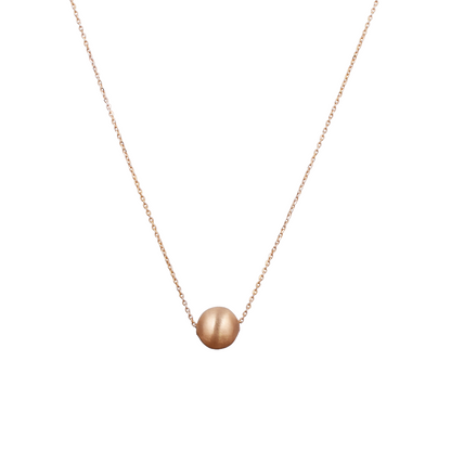 Sphere Necklace (18K Solid Gold)