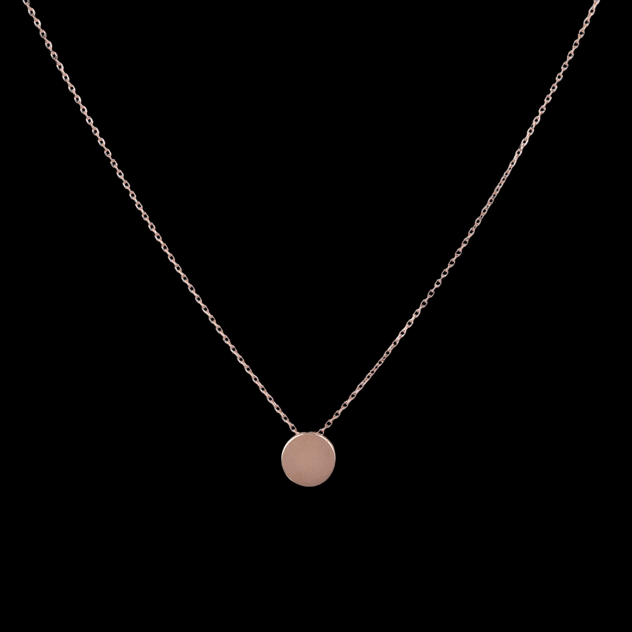 Minimalist Necklace (18K Solid Gold)