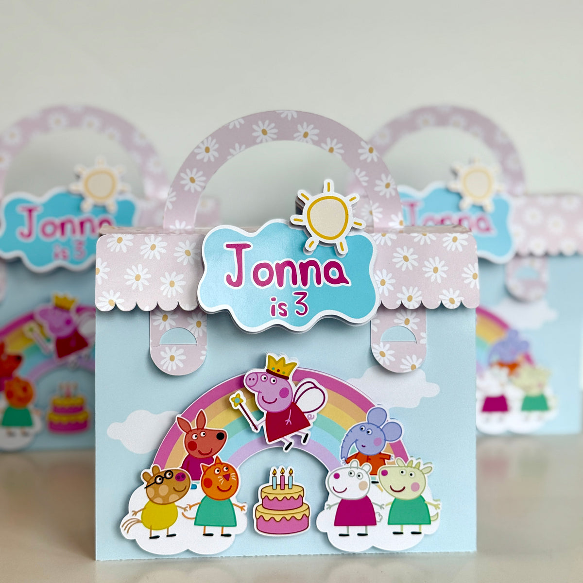 coloring suitcase box - Peppa Pig