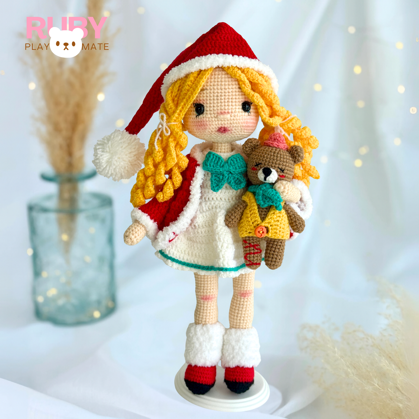 Ozge and her teddy