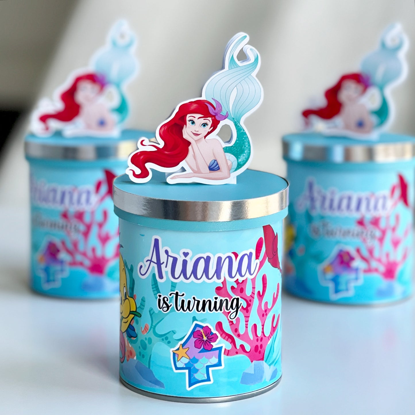 Little Mermaid Pringles Topper