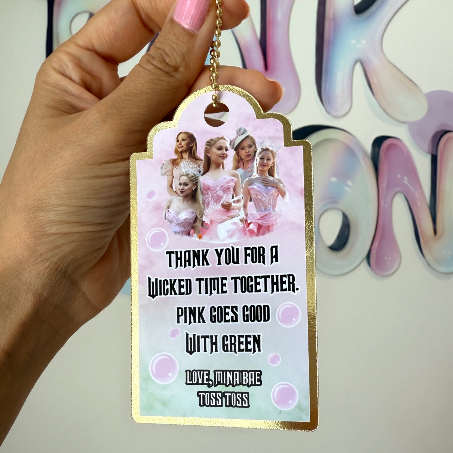Wicked Glinda Thank You Tag (set of 6)