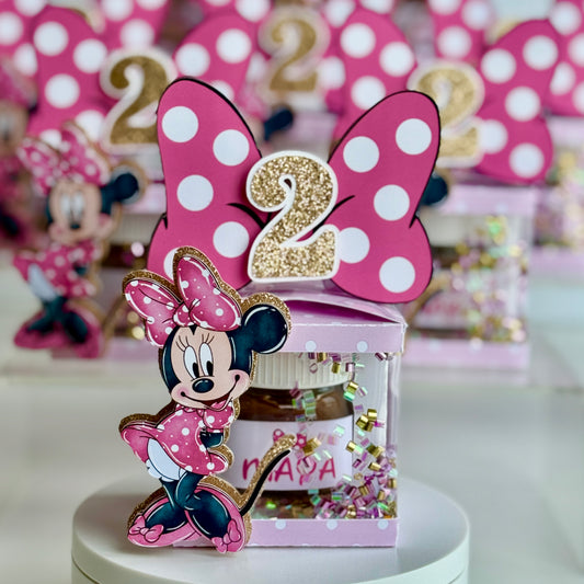Minnie Mouse Nutella shaker box Pink 3