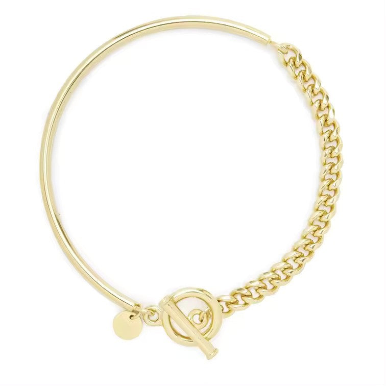 18k gold plated silver bracelet