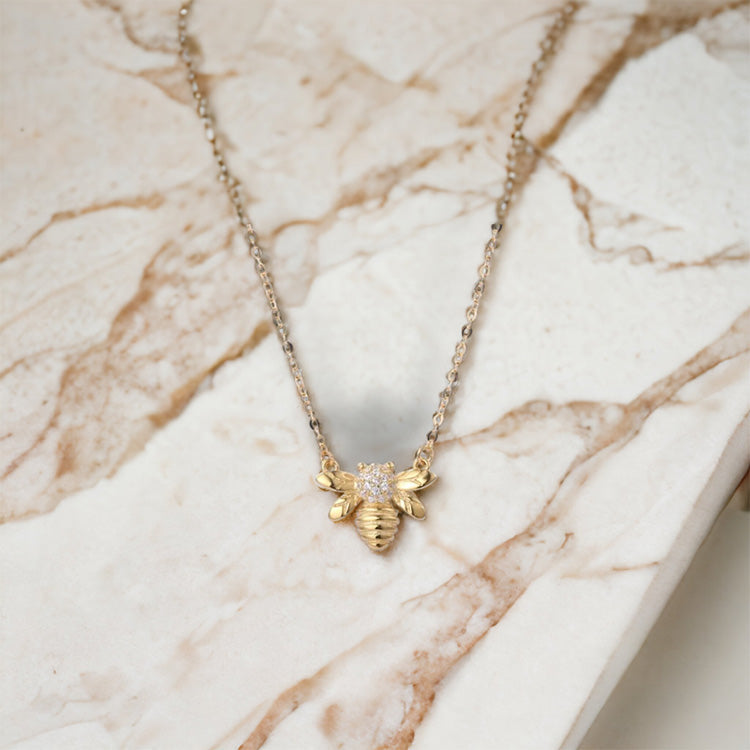 Bee Pendant Necklace