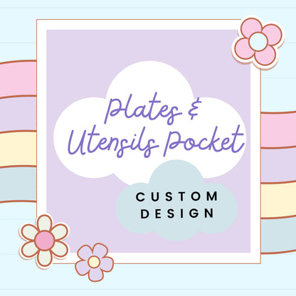 Plate & Utensil Pocket & table setting (Custom Design)