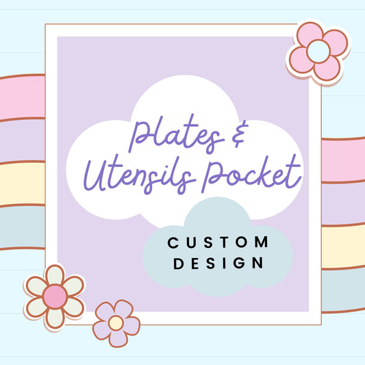 Plate & Utensil Pocket (Custom Design)