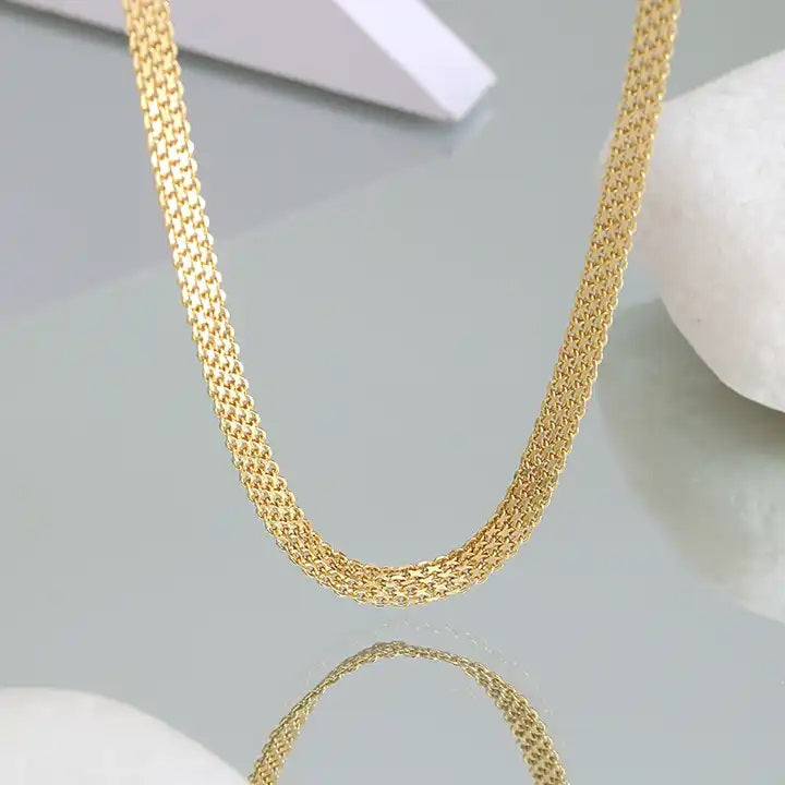 Flat Chain Necklace Choker