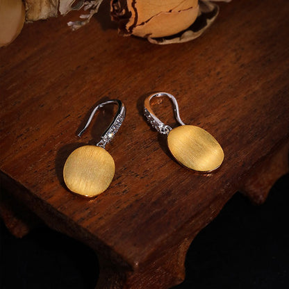 Coin Drop Earrings