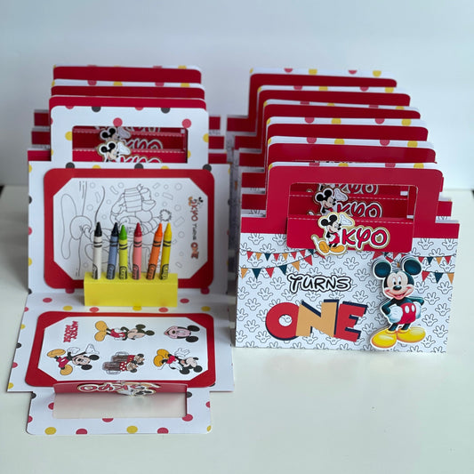 Mickey Mouse colouring suitcase & stickers