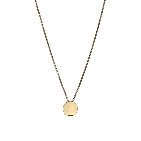 Minimalist Necklace (18K Solid Gold)