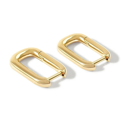 Rectangular Rope Earrings