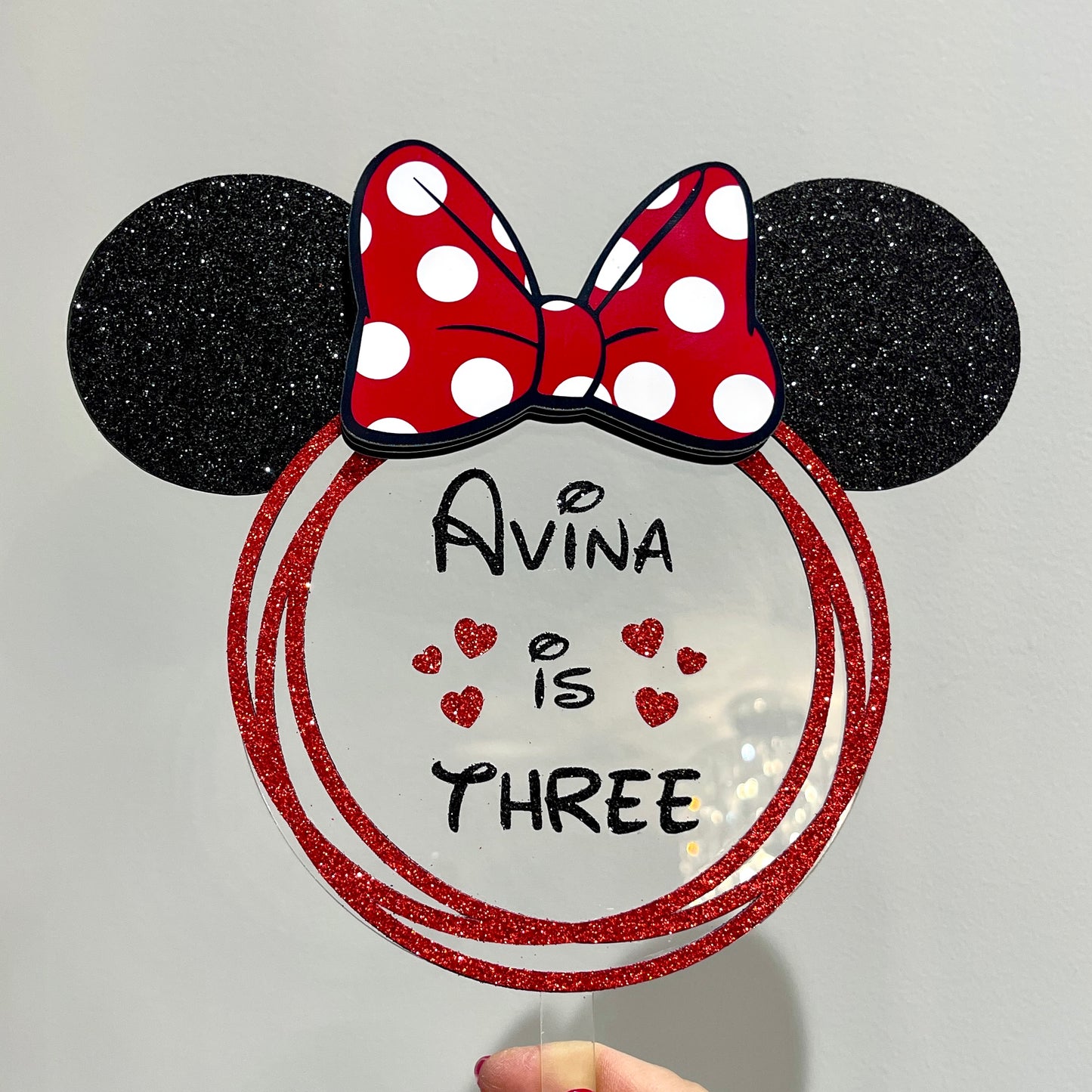 Minnie Mouse Cake Topper