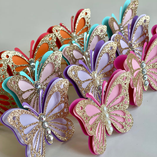 Butterfly Cupcake Topper (set of 4)