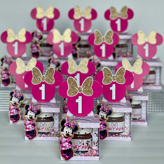 Minnie Mouse Nutella shaker box Pink 3