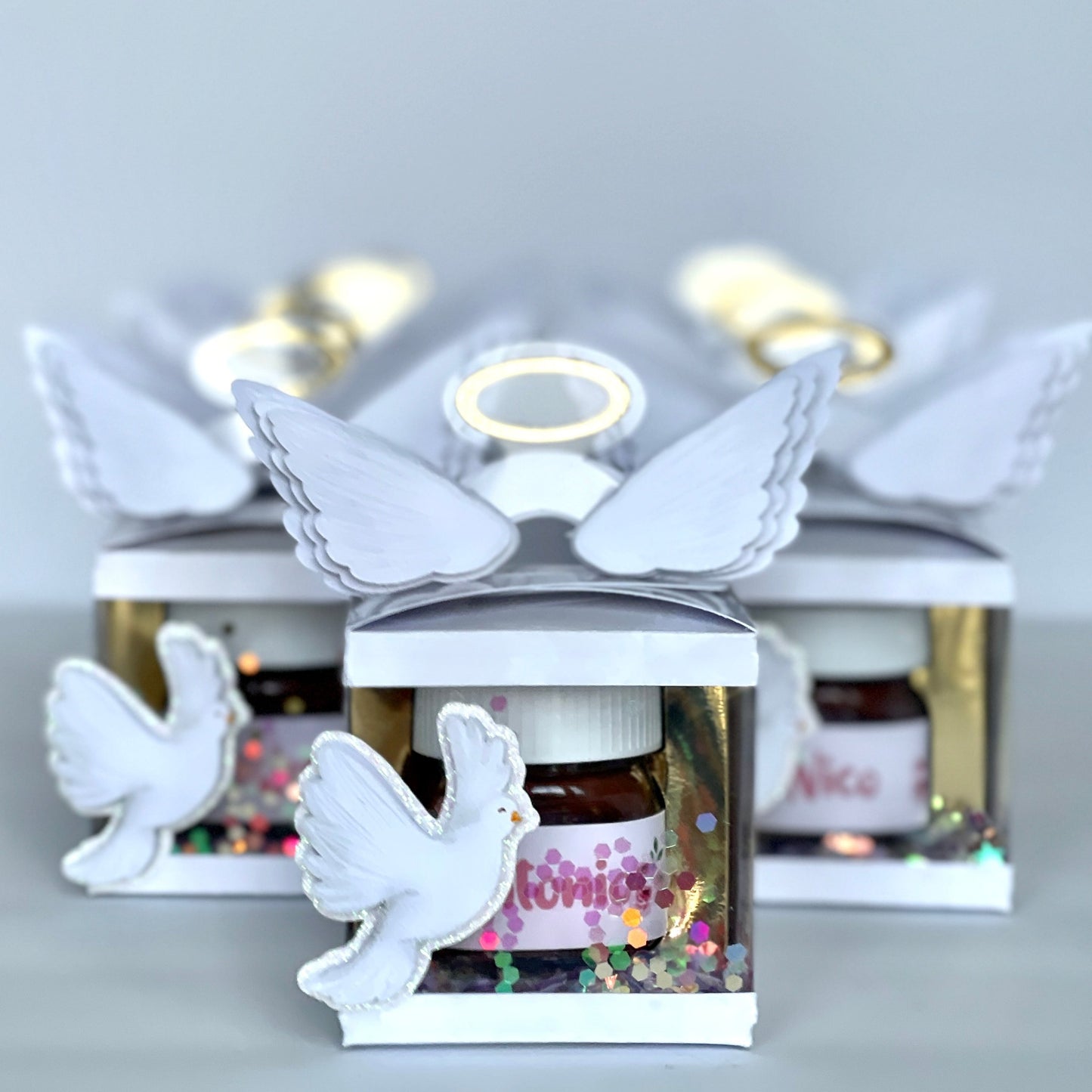 Baptism Nutella shaker box