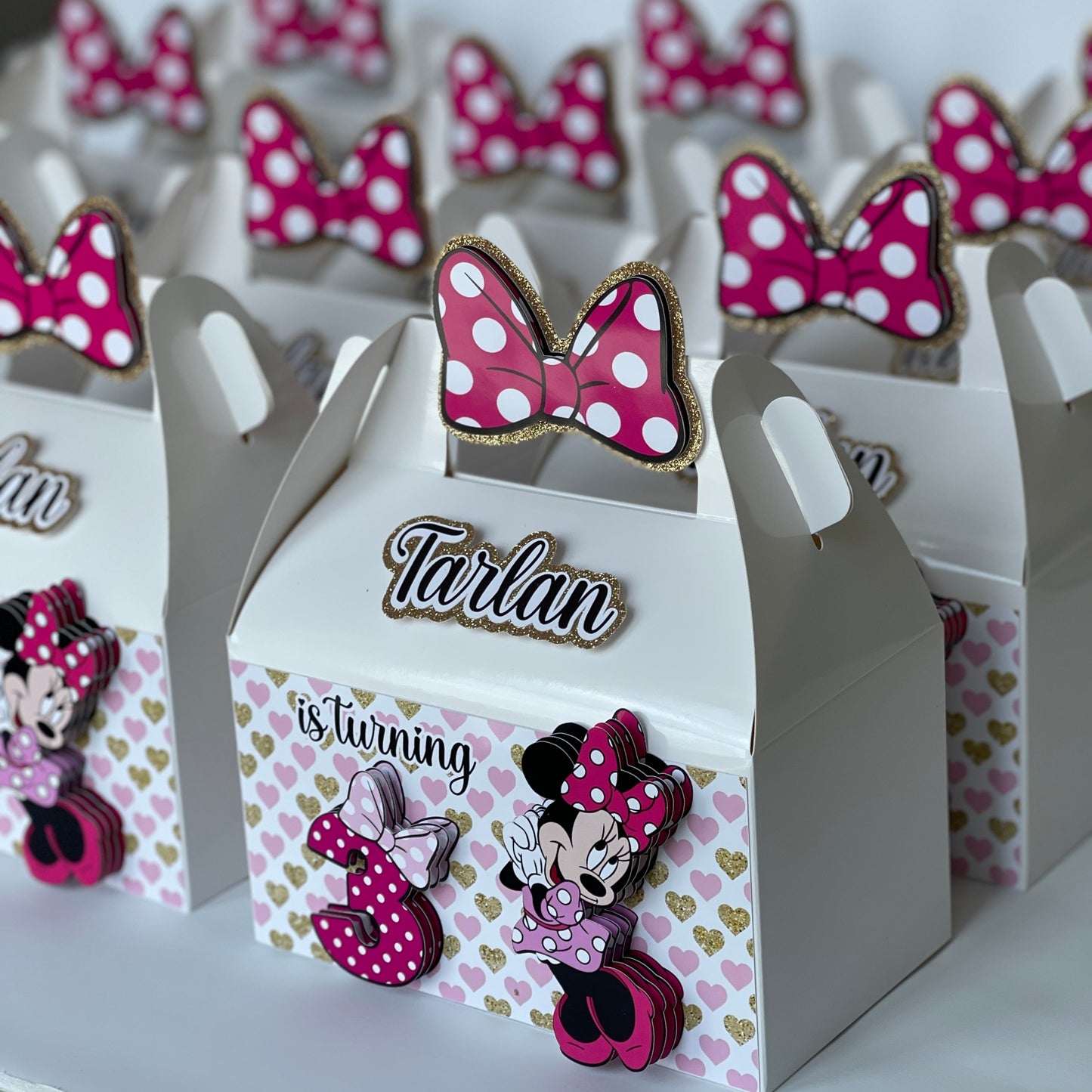 Minnie Mouse 3D Box Hot Pink